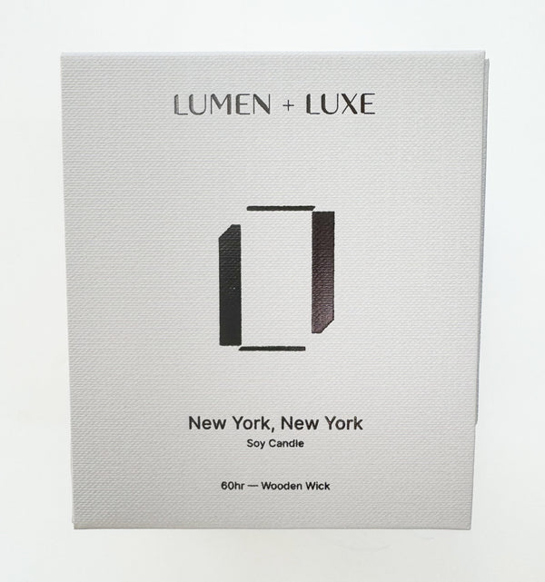 Lumen and Luxe Soy Candle - New York, New York
