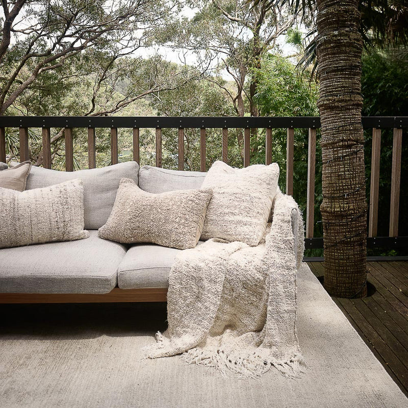 Wabi Recycled Linen Throw