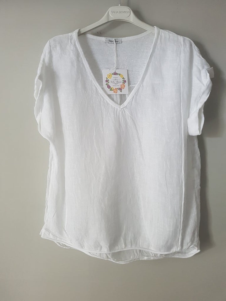 Frederik Linen Tee - No Band