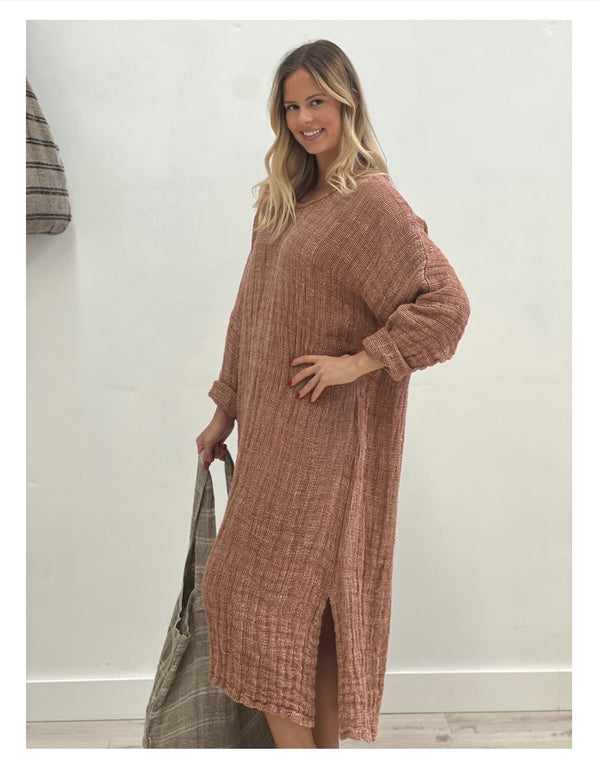 Audrey Heavy Linen Kaftan