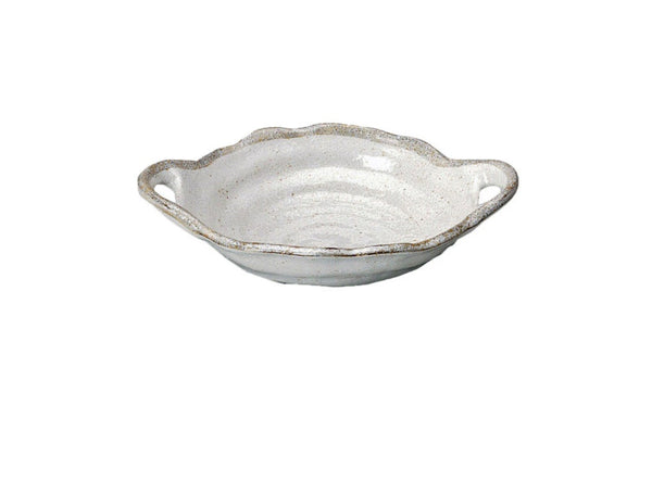 Shirokaratsu  Serving Dish with Handles