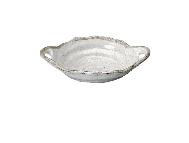 Shirokaratsu  Serving Dish with Handles