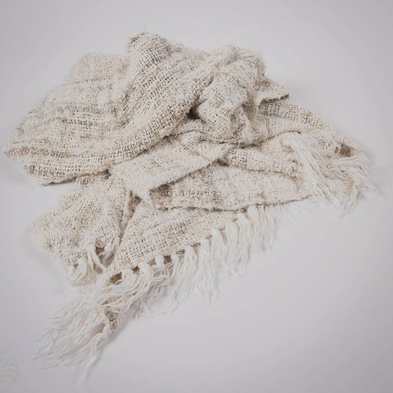 Wabi Recycled Linen Throw