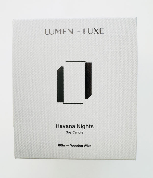 Lumen and Luxe Soy Candle - Havana Nights