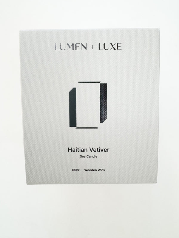 Lumen and Luxe Soy Candle - Haitian Vetiver