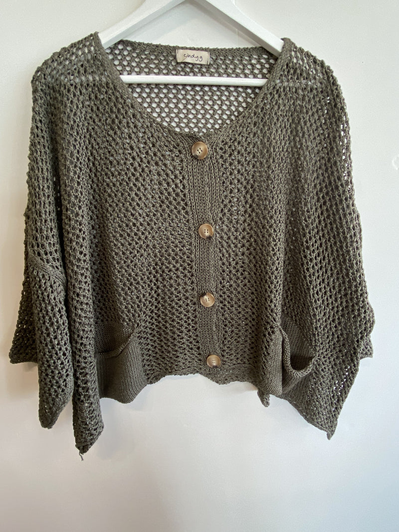 Chunky Loose Knit Cardigan - Drift Home and Living