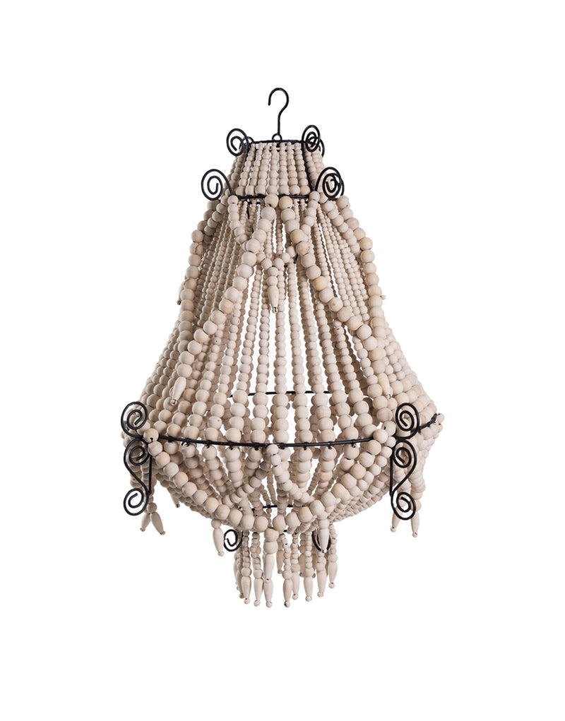 Duchess Small Beaded Chandelier - Natural - Drift Home and Living