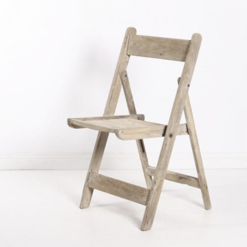 New Directions Natural Folding Chair - Drift Home and Living