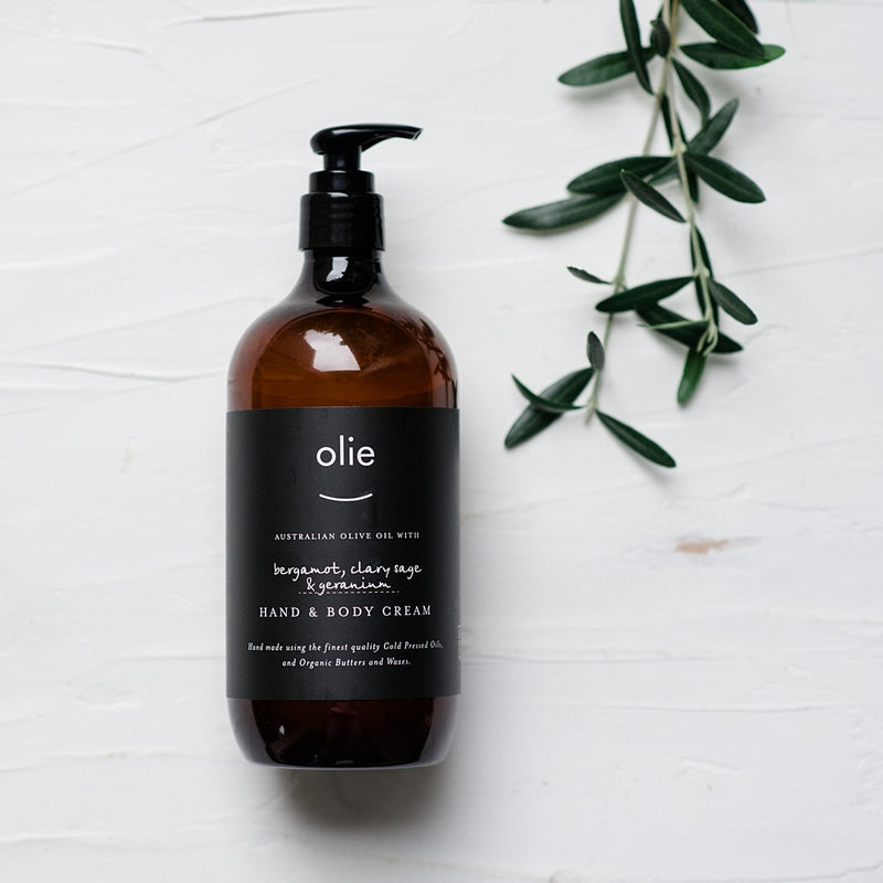 Olieve & Olie Hand & Body Cream - Bergamot - Drift Home and Living