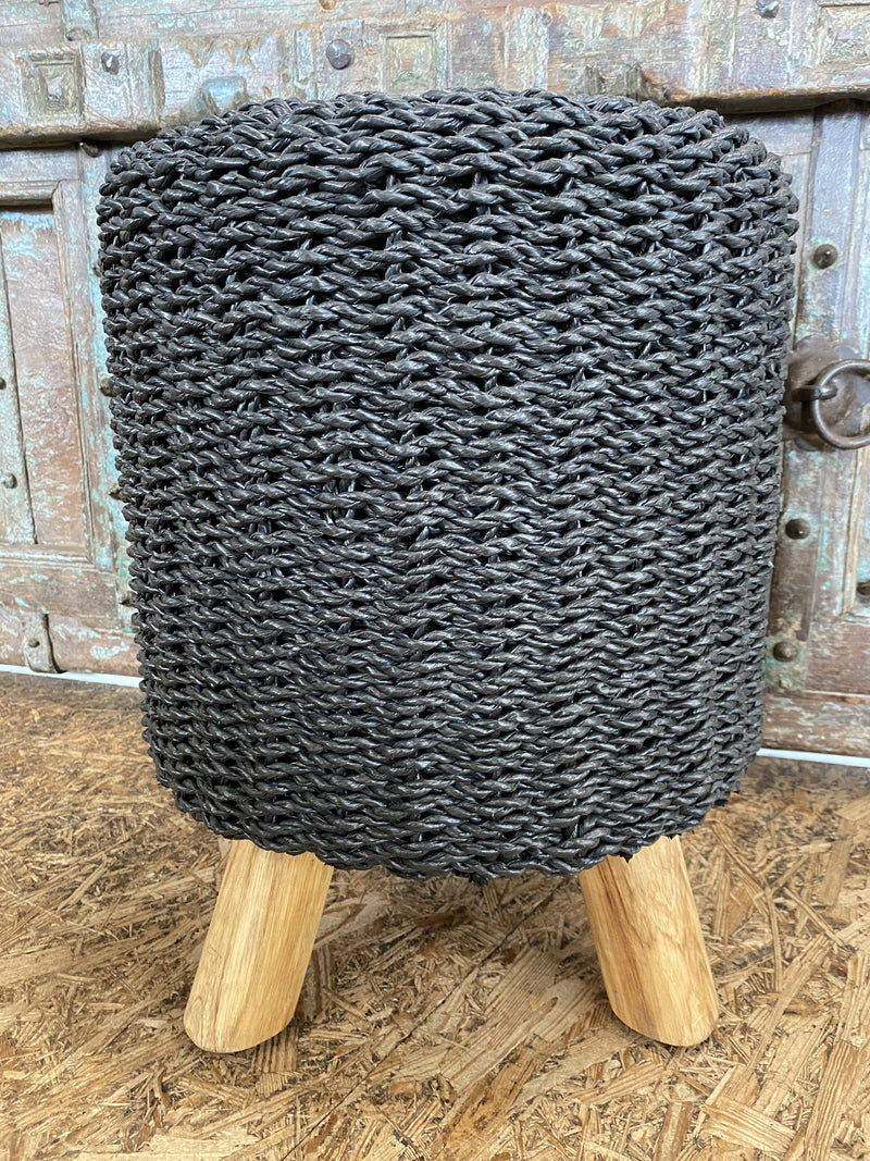 Woven Footstool/side table - Drift Home and Living