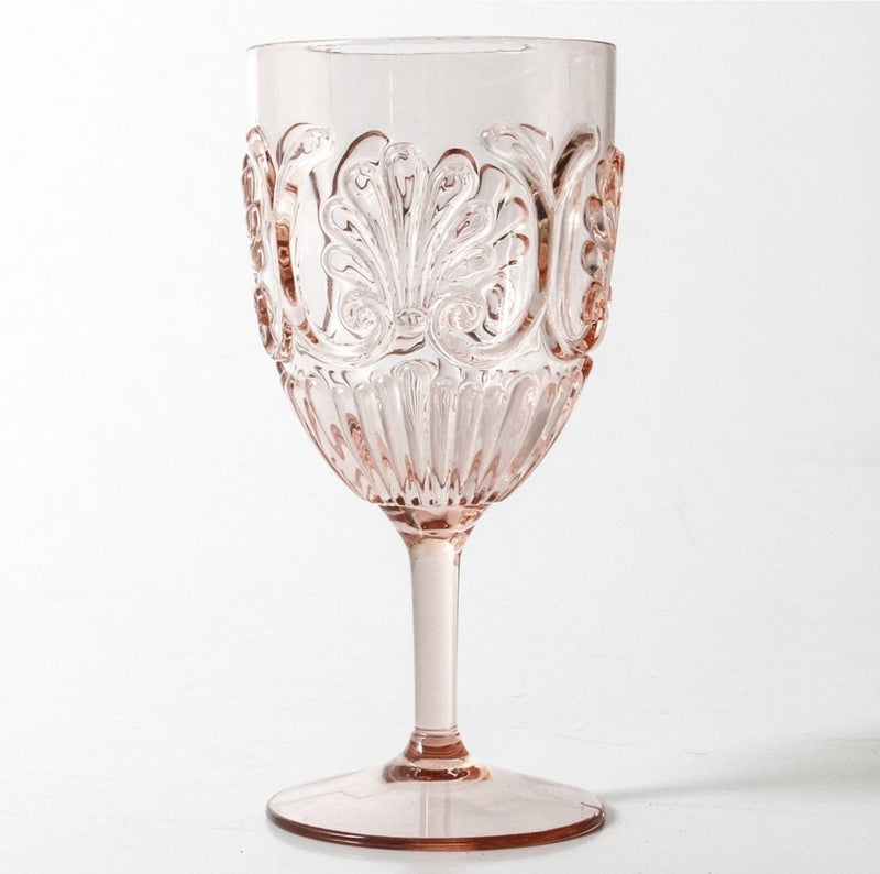 Acrylic Wine Glass - Pink - Drift Home and Living