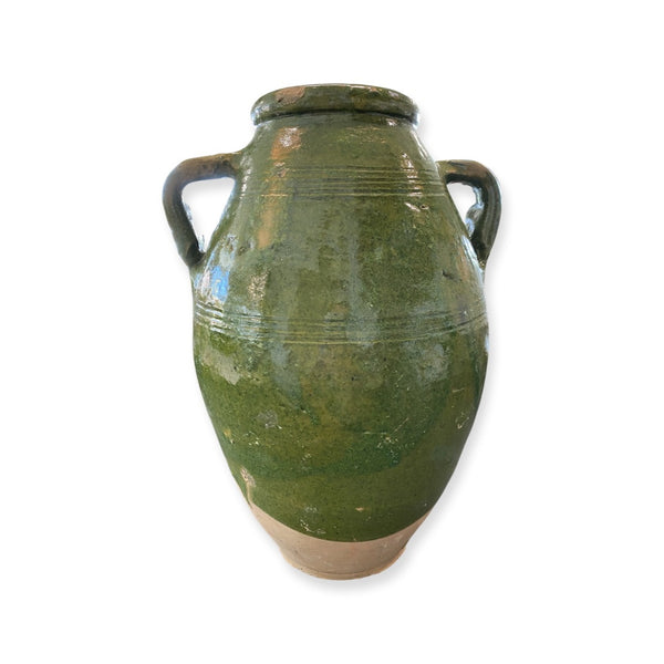 Vintage Glazed Turkish Pot - Drift Home and Living