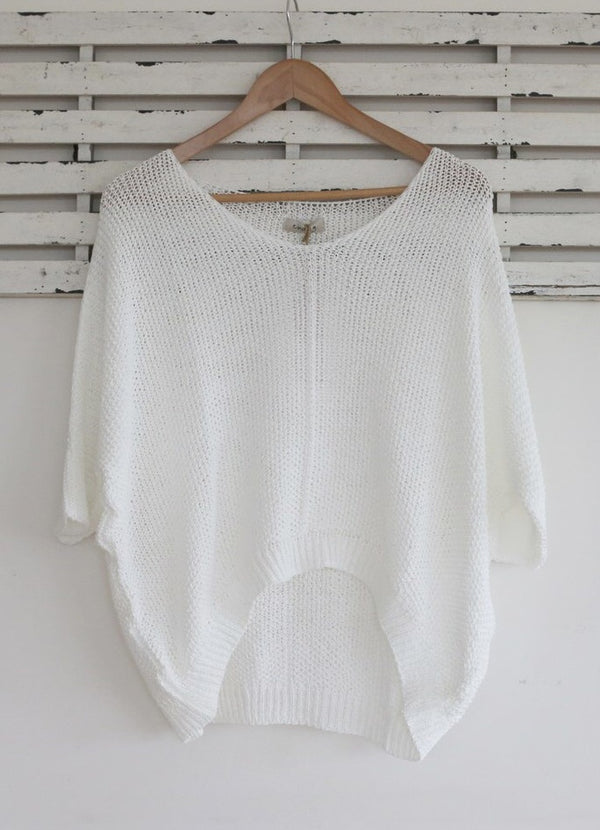 Cotton Knit short sleeve top - Drift Home and Living