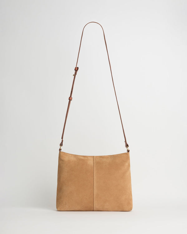 Scout Suede Bag - Camel