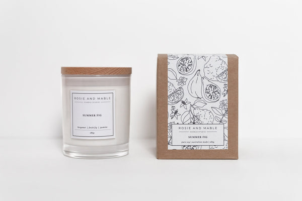 Rosie & Mable Candle - Summer Fig - Drift Home and Living