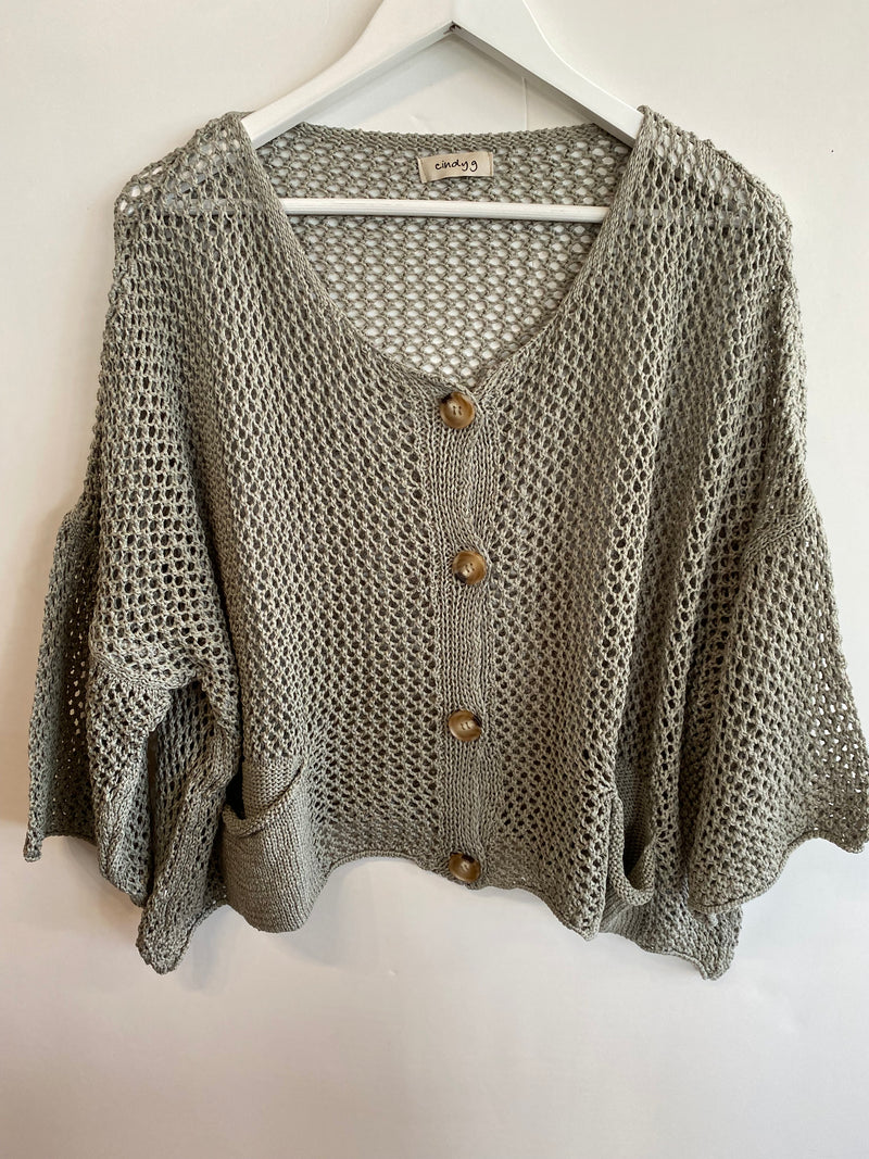 Chunky Loose Knit Cardigan - Drift Home and Living