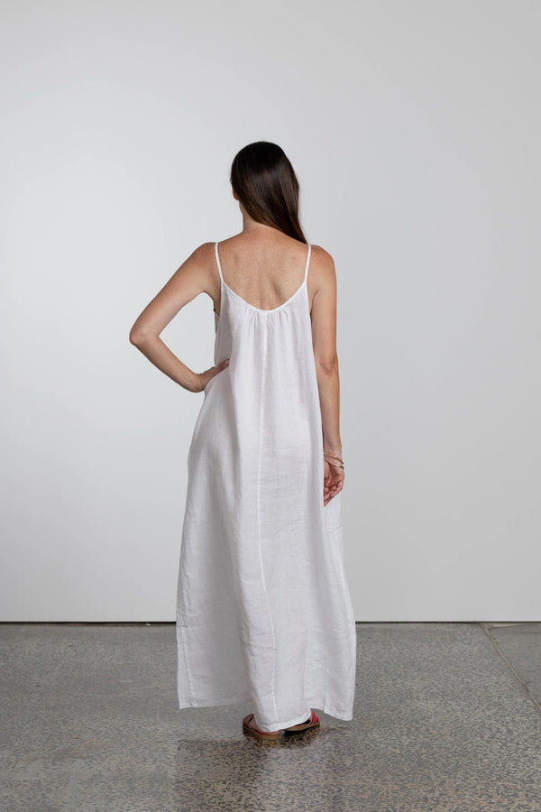 Montaigne Linen full length Slip Dress - Drift Home and Living