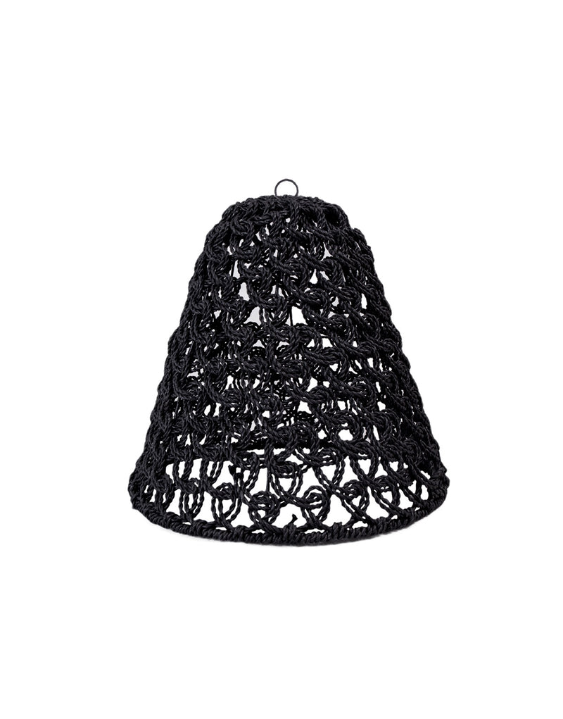 Cocoon Hanging Light  - Black Swirl - Drift Home and Living