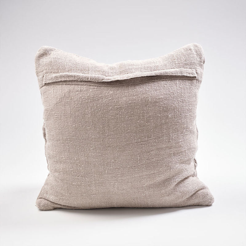 Crosier Linen Cushion - Handwoven Natural - Drift Home and Living